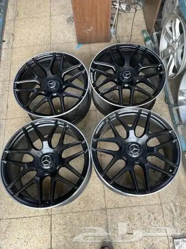 جنوط مرسيدس جي كلاس موديل 2020مقاس 22 6