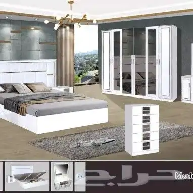 غرف نوم مميزه وشيك مودرن مع مرتبه هديه جديده 0