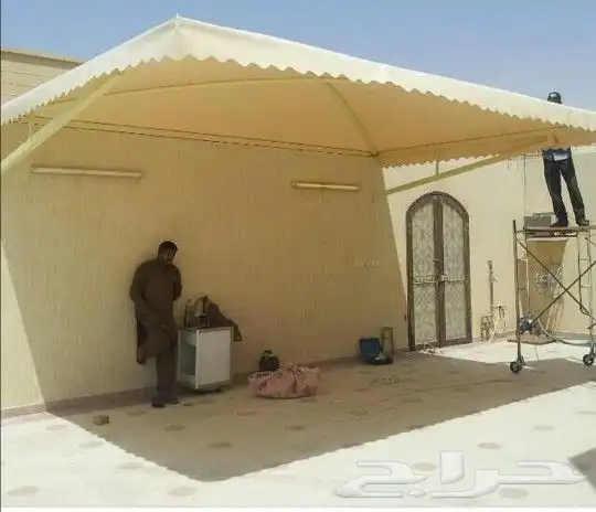 مظلات وسواتر وجميع أعمال الحداده 31