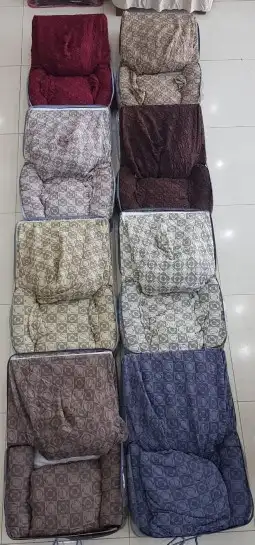 تلبيسات غطاء كنب مشجر جكار 4 قطع 1