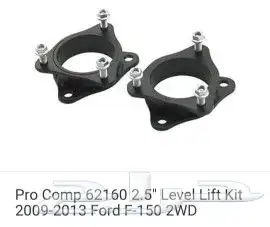 Metal spacers for Ford F150 (2.5) 0