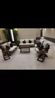 جلسات خارجيه خشب وحديد بسعر المصنع 6