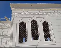 بديل الحجر   ديكورات ونقشات خارجية  لياسة ملونة 5