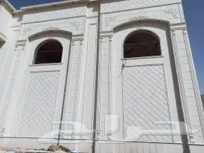 بديل الحجر   ديكورات ونقشات خارجية  لياسة ملونة 7