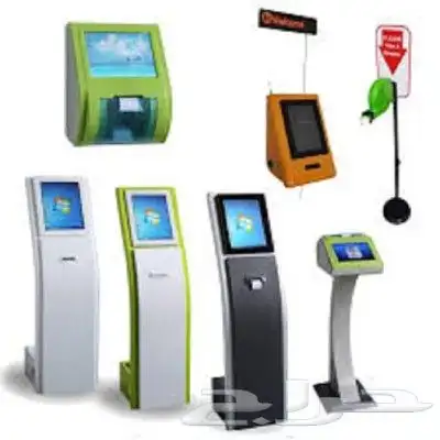 جهاز انتظار ارقام العملاء وطباعة الارقام 1