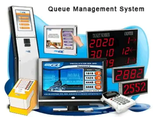 جهاز انتظار ارقام العملاء وطباعة الارقام 3