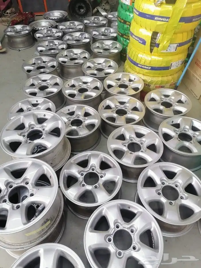 جنوط جيب لاندكروزر اصلي وبالون ديرو جديد 3