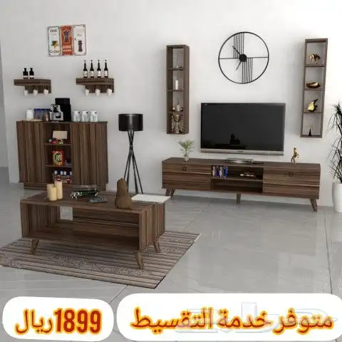 طاولات تلفزيون وسط 55