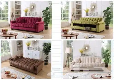 كنب سرير سوفا يد كنب توصيل تركيب يتحول سر 6