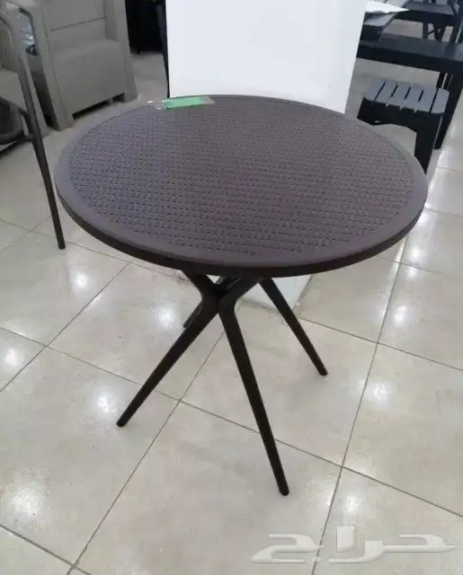 طاولة خارجيه وداخليه قزاز رخام خشب فايبر وح 6