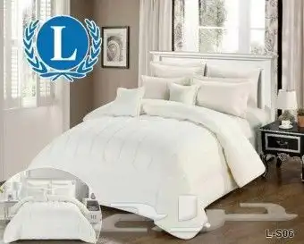 لحاف مفرش ساده لونين 1