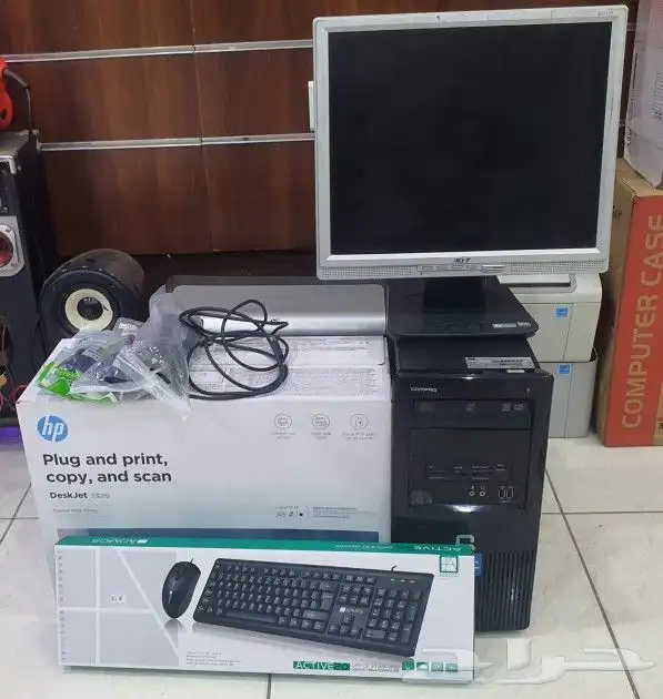 كمبيوتر مكتبي وجهزة كاشير بسعر مميز 9