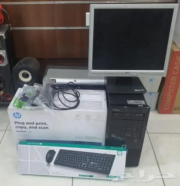 كمبيوتر مكتبي وجهزة كاشير بسعر مميز 11