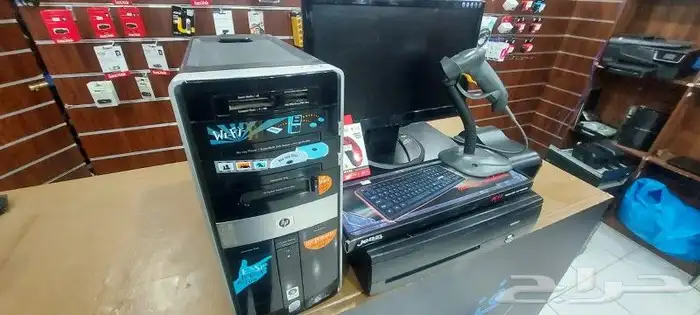 كمبيوتر مكتبي وجهزة كاشير بسعر مميز 8