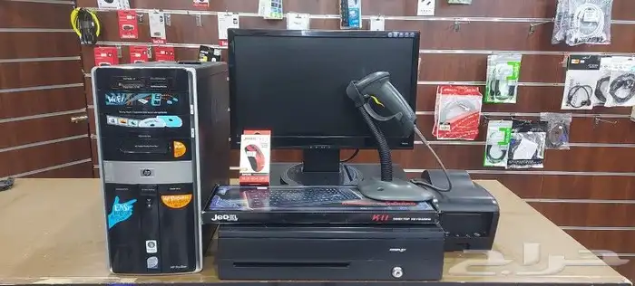 كمبيوتر مكتبي وجهزة كاشير بسعر مميز 7
