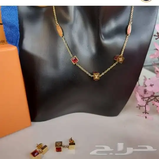 هدايا نسائي للعيد او اي مناسبة اطقم مطلية ضمان سنة عاللون 36