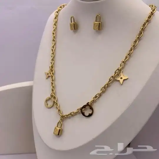 هدايا نسائي للعيد او اي مناسبة اطقم مطلية ضمان سنة عاللون 22