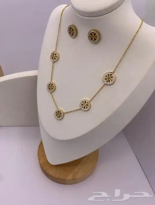 هدايا نسائي للعيد او اي مناسبة اطقم مطلية ضمان سنة عاللون 5