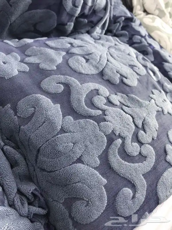 تلبيسات غطاء كنب مشجر مخمل 4 قطع 6
