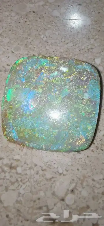 اوبال استرالي طبيعي قوس قزح مع شهادة 0
