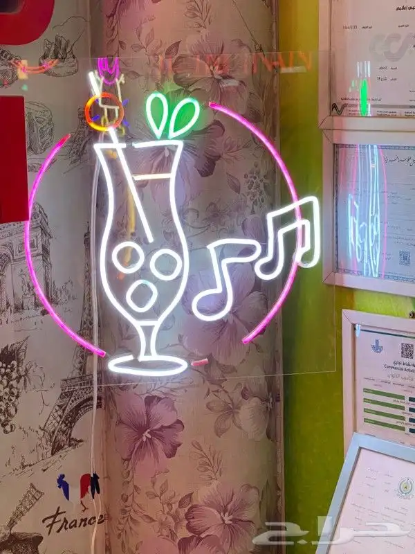 لوحات نيون واشرطة ليد نيون led 4