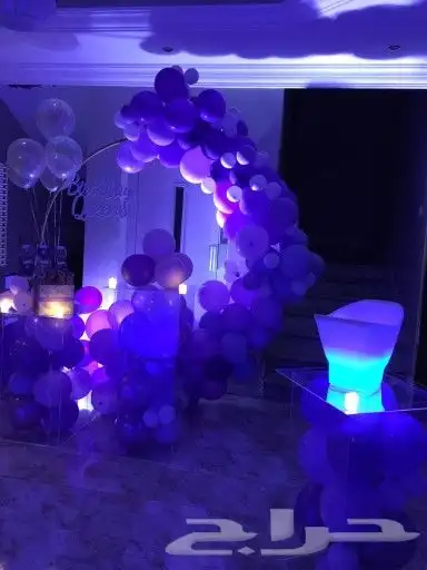 تنسيق بالونات 6