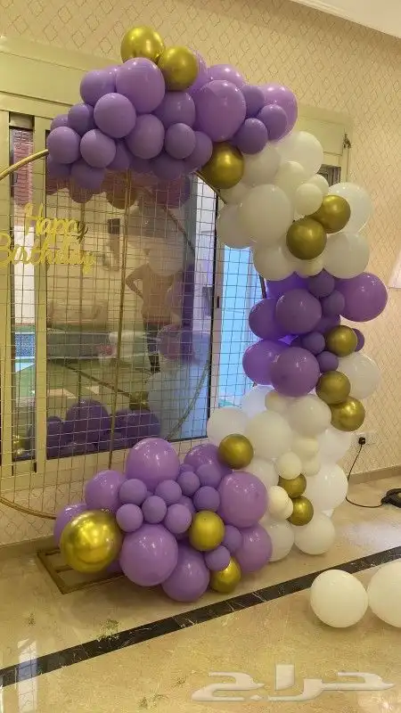 تنسيق بالونات 5