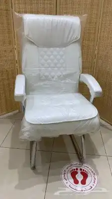 كرسي مكتب دوار وثابت جلد 3