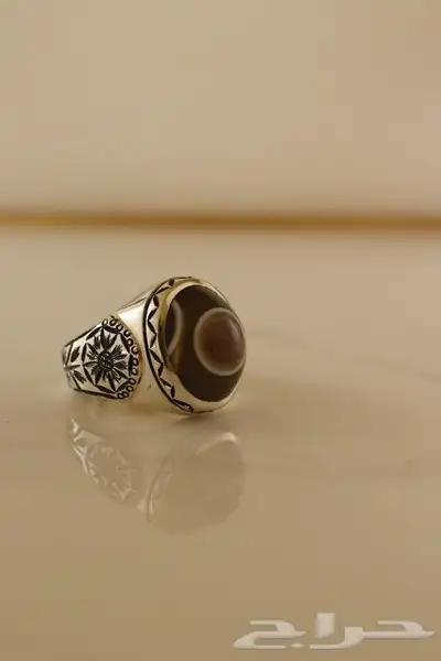 خاتم من نوادر السليماني الهندي زيتي طبيعي 5