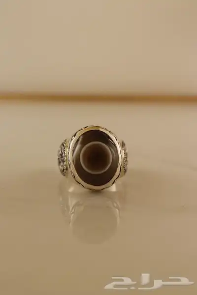 خاتم من نوادر السليماني الهندي زيتي طبيعي 16