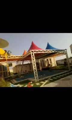 مظلات سيارات مظله بيوت برجولات هناجر سواتر 4