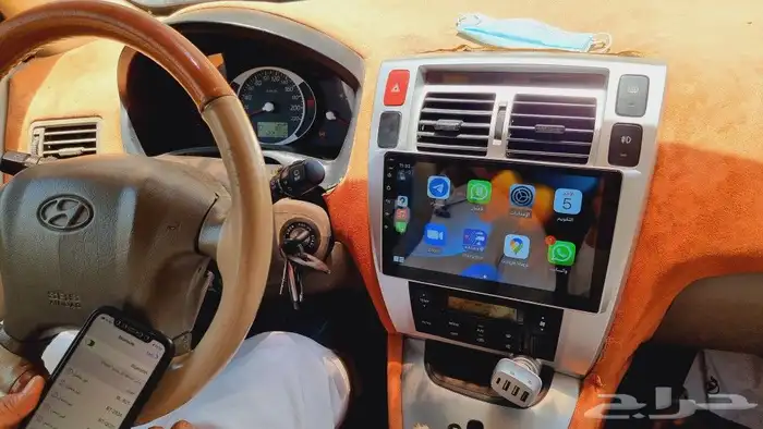 شاشات سيارات اندرويد مع كامرات خلفيه واماميه و CarPlay 33