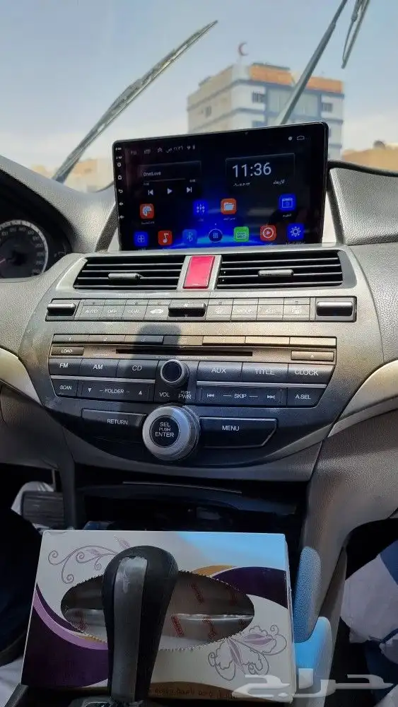 شاشات سيارات اندرويد مع كامرات خلفيه واماميه و CarPlay 7