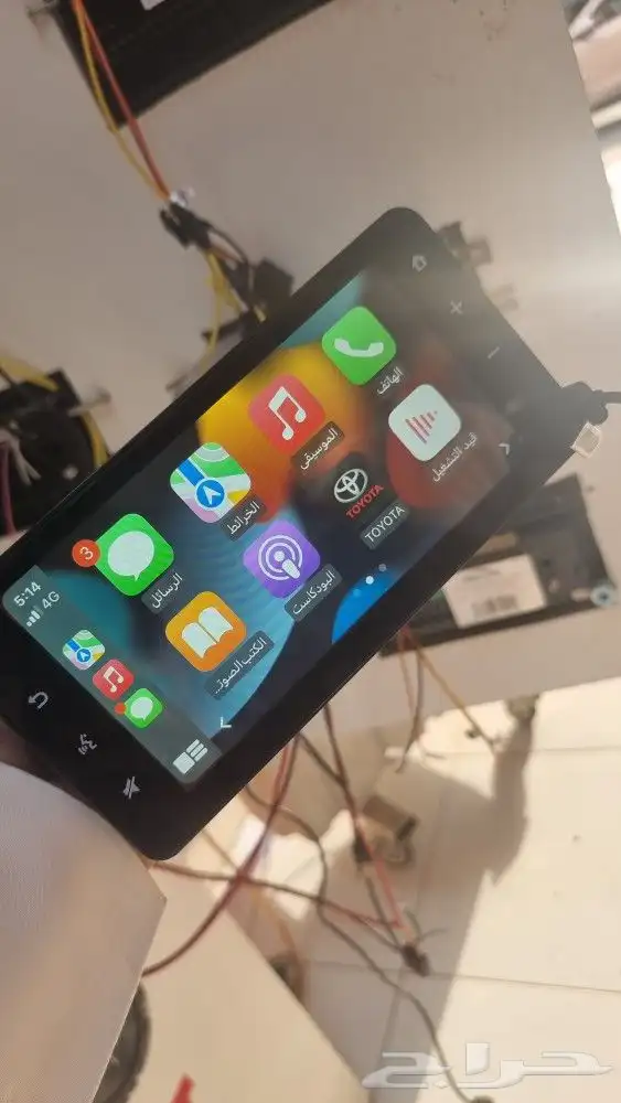 شاشات سيارات اندرويد مع كامرات خلفيه واماميه و CarPlay 8