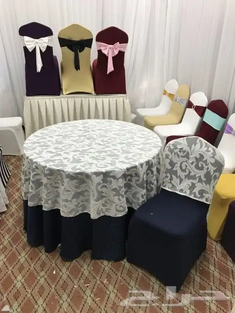 مفارش طاولات وتلبيس كراسي 5