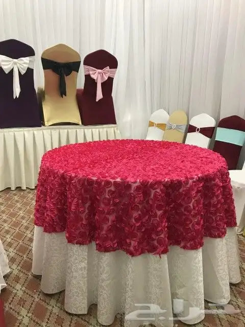 مفارش طاولات وتلبيس كراسي 29