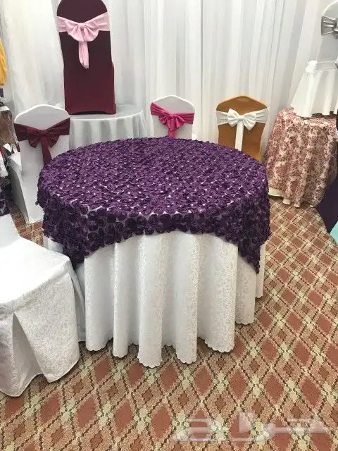 مفارش طاولات وتلبيس كراسي 22