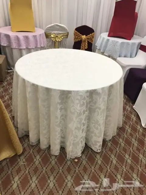 مفارش طاولات وتلبيس كراسي 19