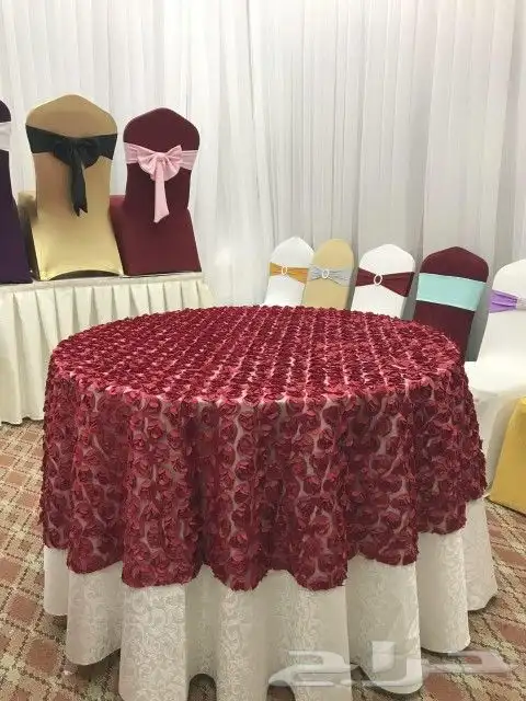 مفارش طاولات وتلبيس كراسي 31