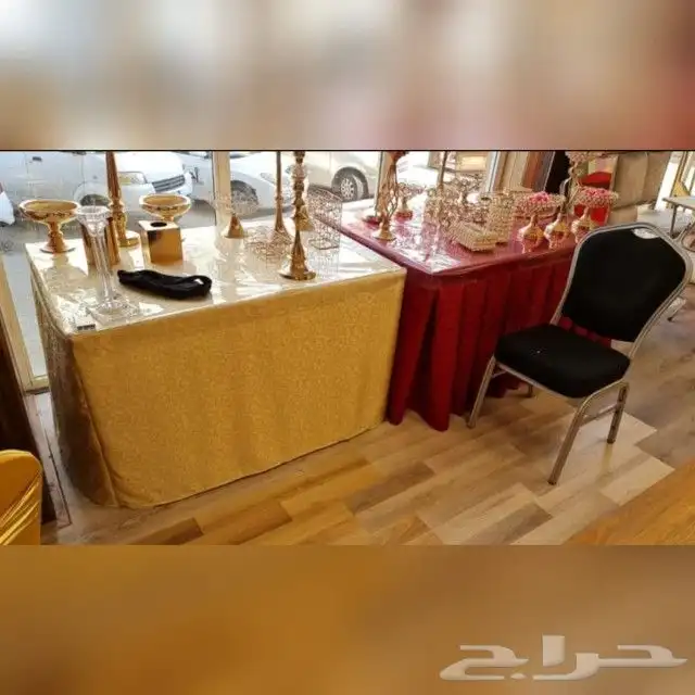 مفارش طاولات وتلبيس كراسي 38