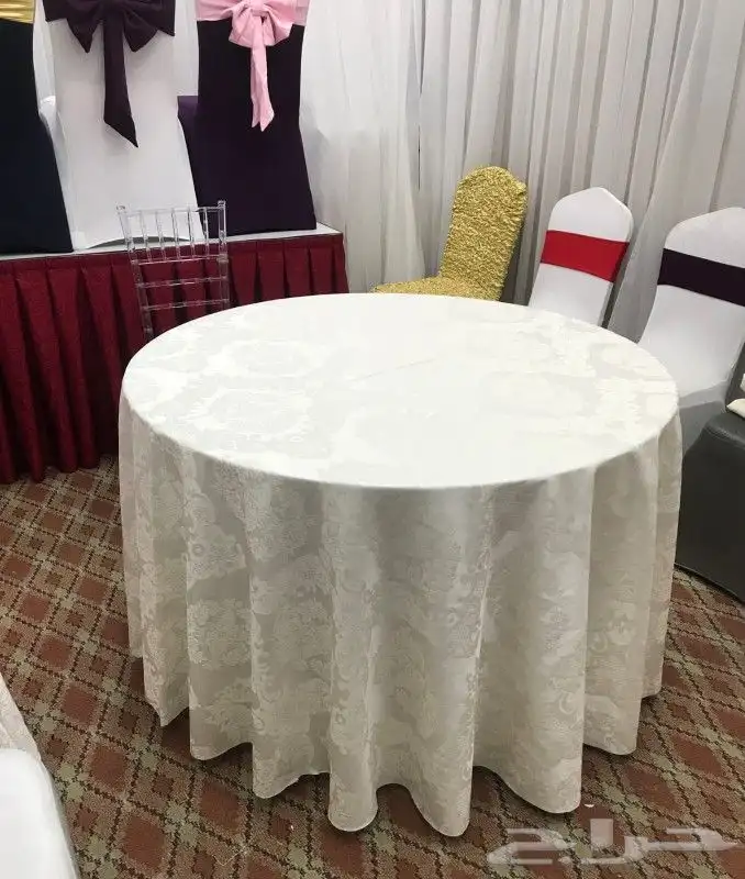 مفارش طاولات وتلبيس كراسي 49