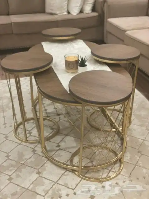 طاولات وكنب بتصنيع وطني متوفر جميع اشكال 0