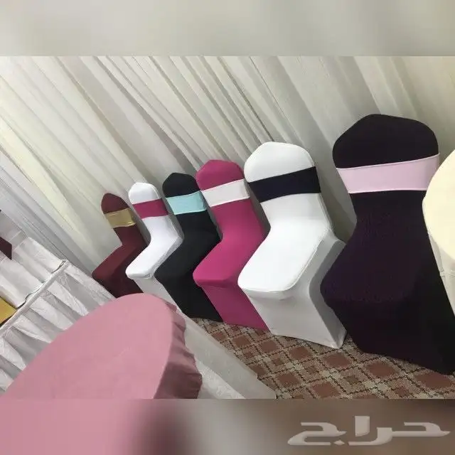 تلابيس كراسي استرتش وقماش وتفصيل طاولات 45