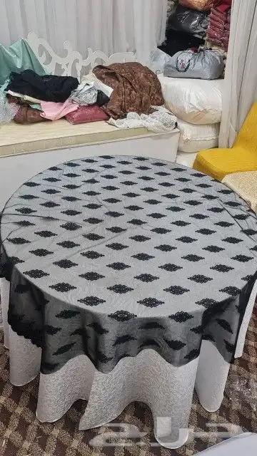 مفارش طاولات وتلابيس كراسي استرتش وقماش 2