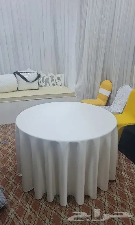 مفارش طاولات وتلابيس كراسي استرتش وقماش 26