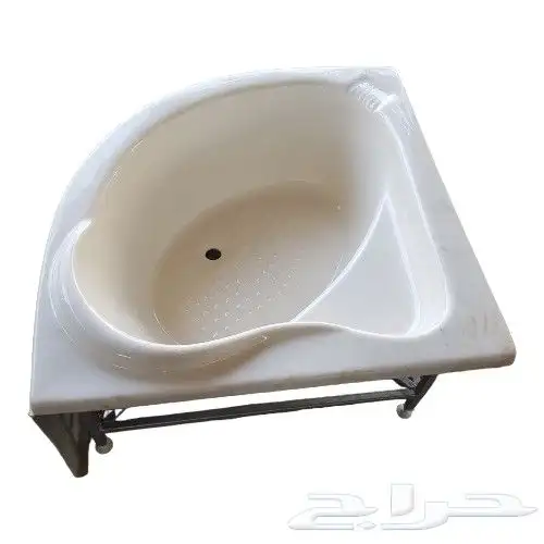 اكريليك بانيو زاوية 105 سنتي ميتر فوق البلاط 3