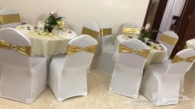 ربطات كراسي استرتش وقماش 25