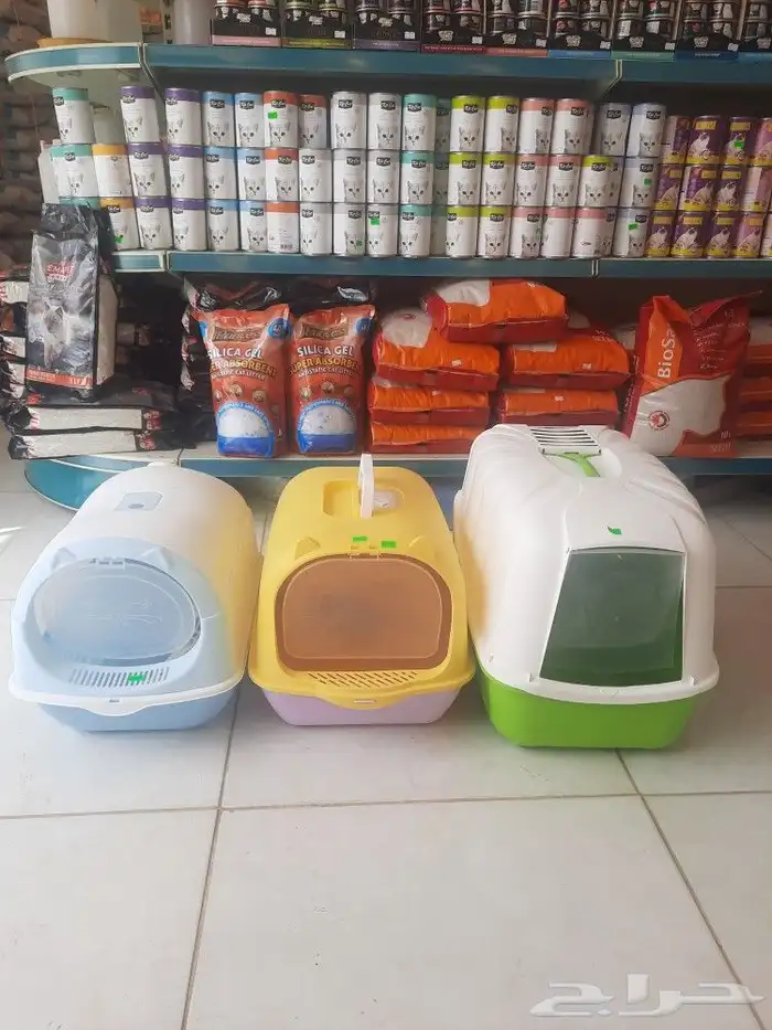 صحن رمل قطط لتر بكس قطط هملايا سيامي شيرازي سكتشي 0