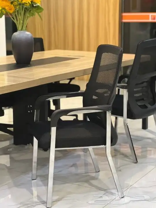 كرسي مكتبي ثابت خاص بالاجتماع 0