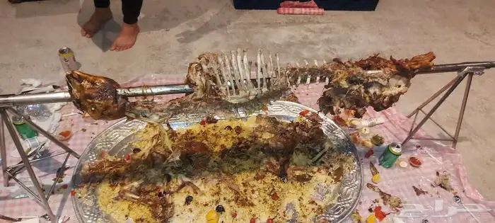 مطعم الخير يقدم خاروف مشوي كامل 25